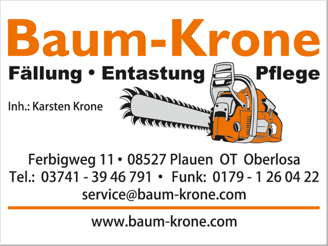 Visitcard Baum-Krone.com